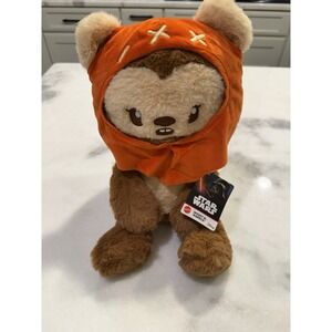 Ewok Wicket W. Warrick Mattel  STAR WARS Bean Plush Toy
